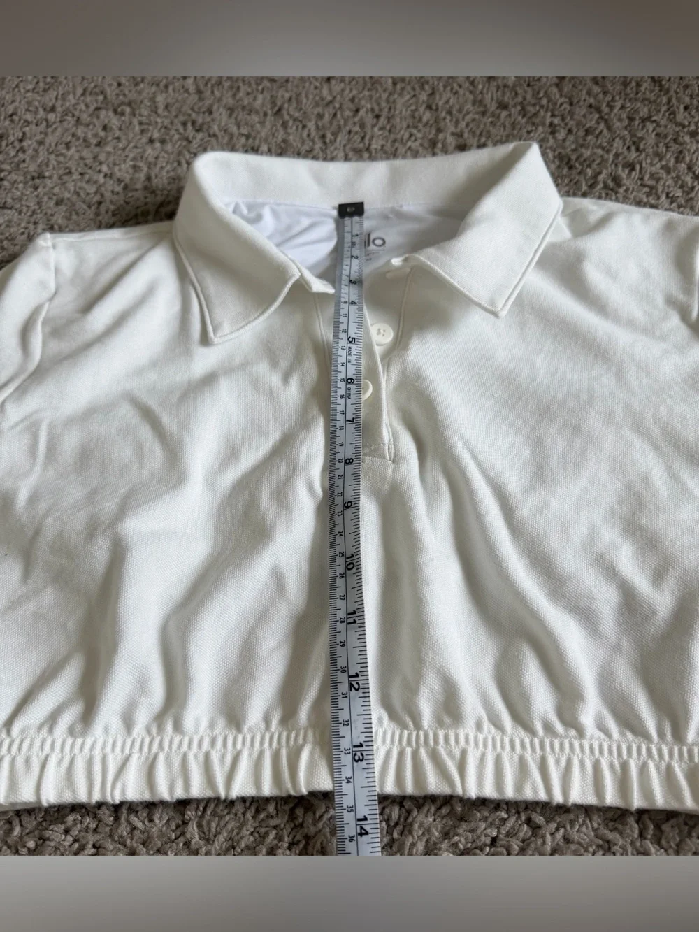 Alo Yoga Cropped Prestige Polo